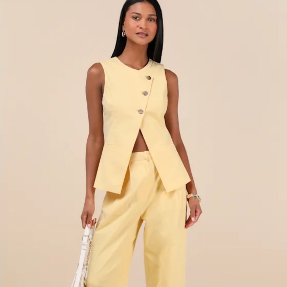 Lulu's Butter Yellow Vest